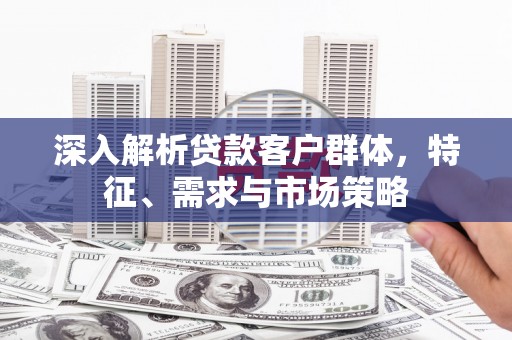 三湾深入解析贷款客户群体，特征、需求与市场策略