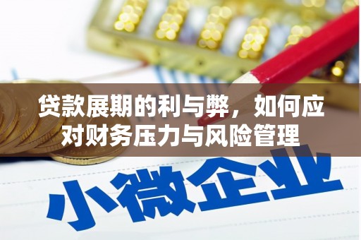 三湾贷款展期的利与弊，如何应对财务压力与风险管理