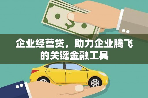 三湾企业经营贷，助力企业腾飞的关键金融工具