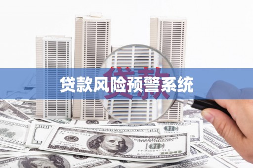 三湾贷款风险预警系统