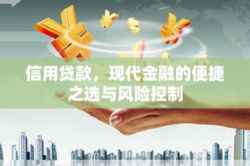 三湾信用贷款，现代金融的便捷之选与风险控制