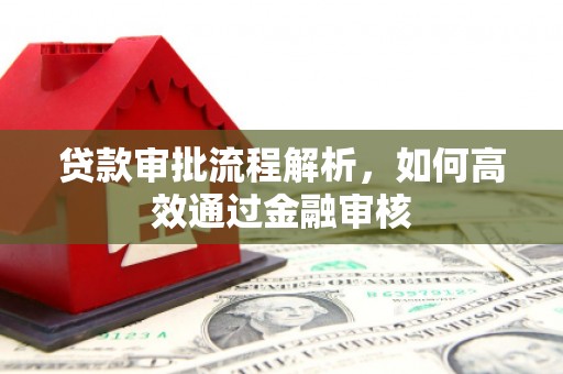 三湾贷款审批流程解析，如何高效通过金融审核
