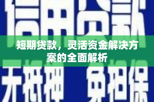 三湾短期贷款，灵活资金解决方案的全面解析