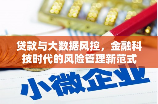 三湾贷款与大数据风控，金融科技时代的风险管理新范式