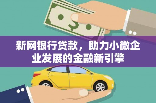 三湾新网银行贷款，助力小微企业发展的金融新引擎