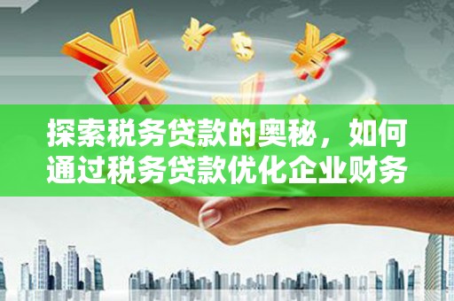 三湾探索税务贷款的奥秘，如何通过税务贷款优化企业财务