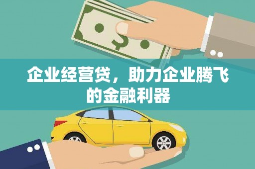 三湾企业经营贷，助力企业腾飞的金融利器