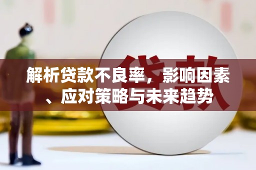 三湾解析贷款不良率，影响因素、应对策略与未来趋势