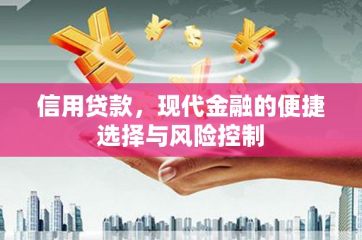 三湾信用贷款，现代金融的便捷选择与风险控制