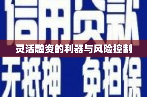 三湾灵活融资的利器与风险控制