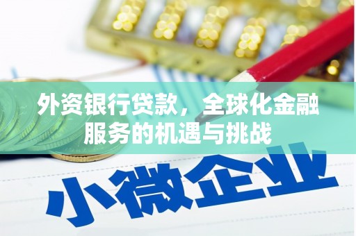 三湾外资银行贷款，全球化金融服务的机遇与挑战