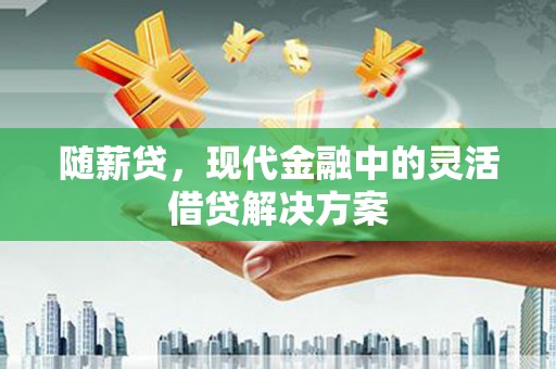 三湾随薪贷，现代金融中的灵活借贷解决方案