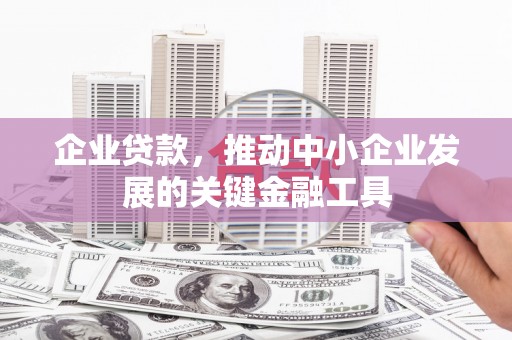 三湾企业贷款，推动中小企业发展的关键金融工具