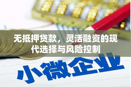 三湾无抵押贷款，灵活融资的现代选择与风险控制