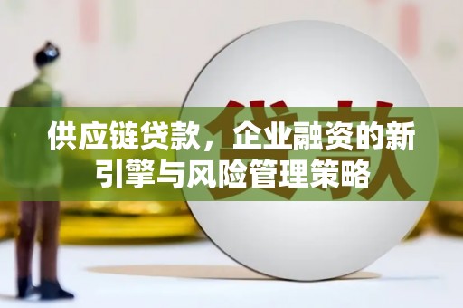 三湾供应链贷款，企业融资的新引擎与风险管理策略