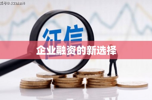 三湾企业融资的新选择