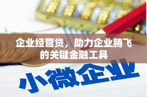 三湾企业经营贷，助力企业腾飞的关键金融工具
