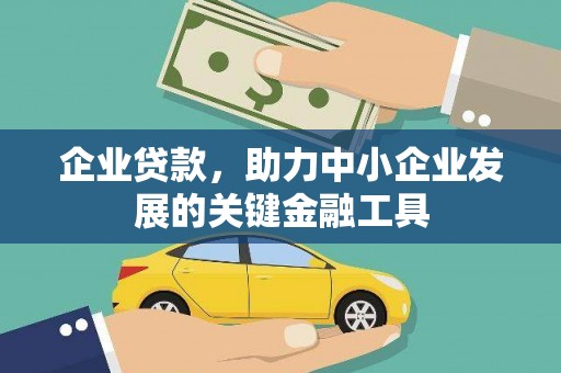 三湾企业贷款，助力中小企业发展的关键金融工具