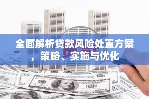 三湾全面解析贷款风险处置方案，策略、实施与优化