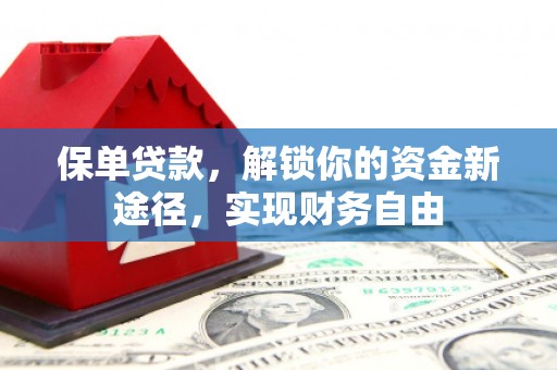 三湾保单贷款，解锁你的资金新途径，实现财务自由