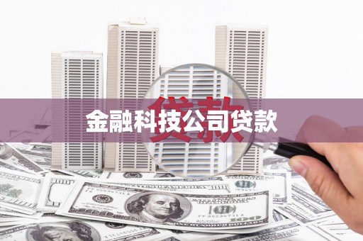 三湾金融科技公司贷款