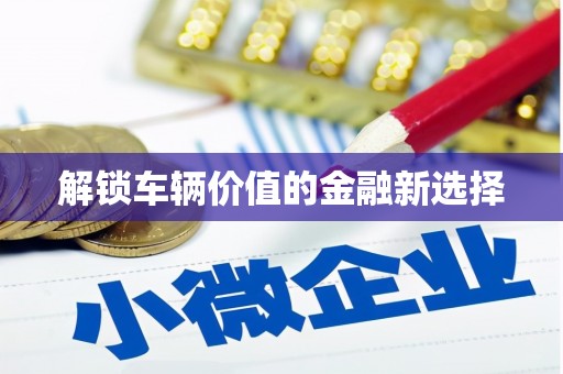 三湾解锁车辆价值的金融新选择