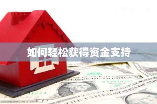 三湾如何轻松获得资金支持