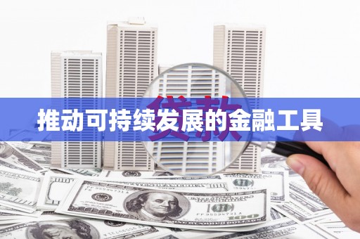 三湾推动可持续发展的金融工具