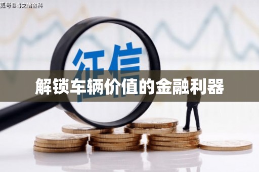 三湾解锁车辆价值的金融利器
