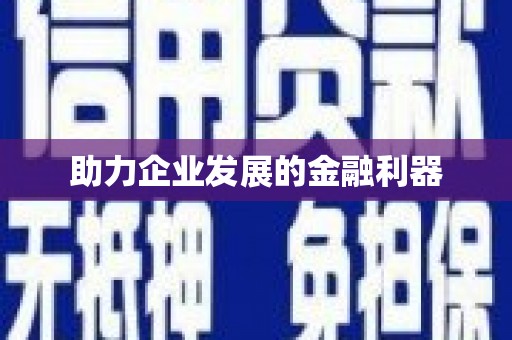 三湾助力企业发展的金融利器