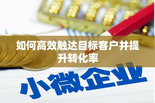 三湾如何高效触达目标客户并提升转化率