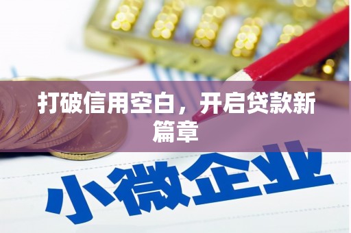三湾打破信用空白，开启贷款新篇章