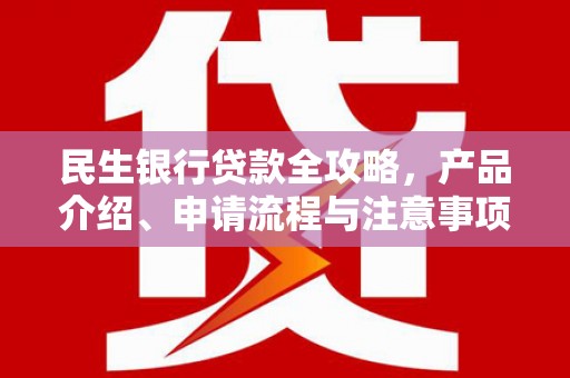 三湾民生银行贷款全攻略，产品介绍、申请流程与注意事项